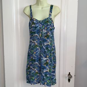 Nwot Wild Fable tropical rayon summer dress‎